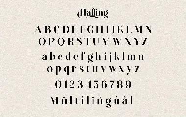 Halling font