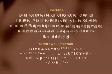 The Brande and Lotaline font