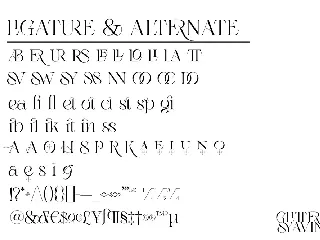 Glitther Syavina font