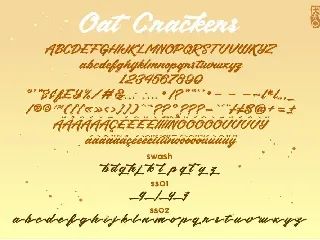 OatCrackers v.01 font