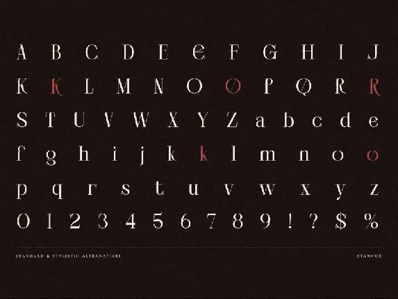 Modern Font