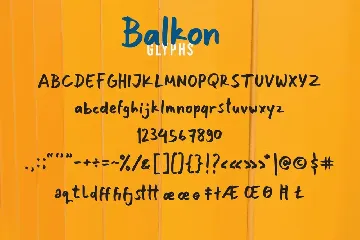 Balkon font