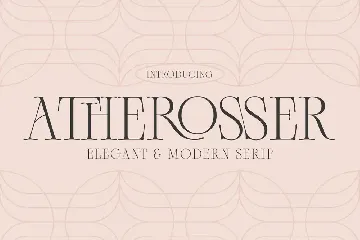 Atherosser - Elegant Classic Serif font