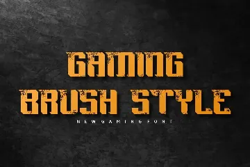 Brush Gaming Font