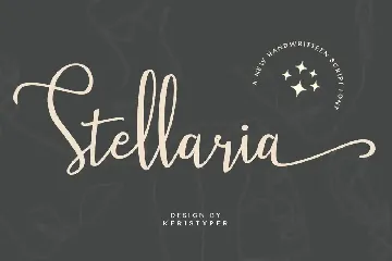 Stellaria Script Font