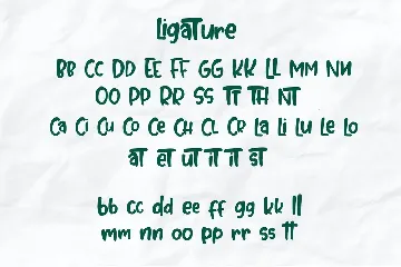 Bubble Mint - Fun written Font