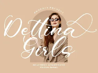 Dettina Girls Script Font