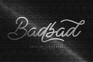 Badbad font