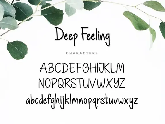 Deep Feeling font