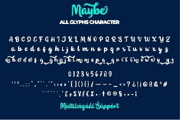 Maybe font