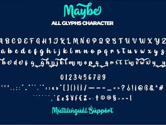 Maybe font