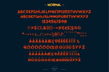 Pumpkin's Brush font