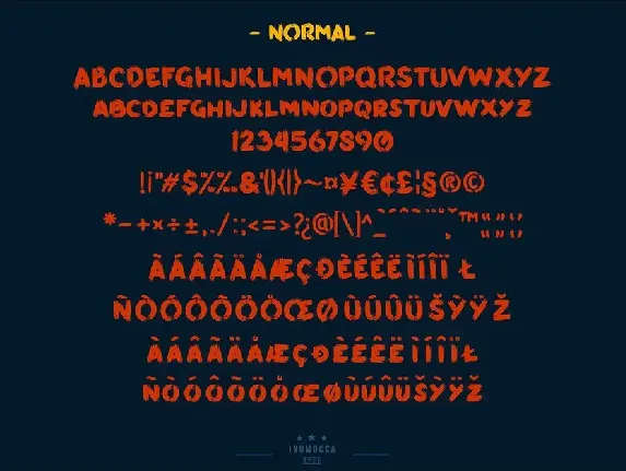 Pumpkin's Brush font