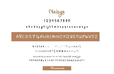 Neisya font