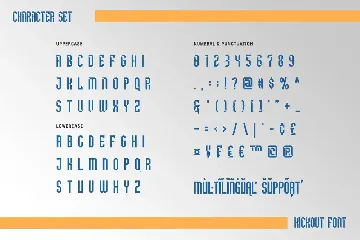 Kickout font