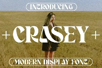 Crasey Display Font