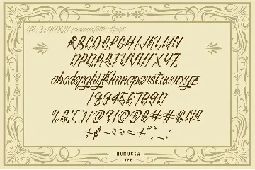 inuTattoo Script font