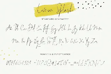 Lemon Splash font