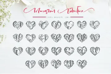 Monogram Valentine Font