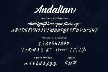 Andallan Script Font