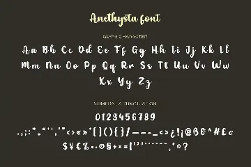 Anethysta font