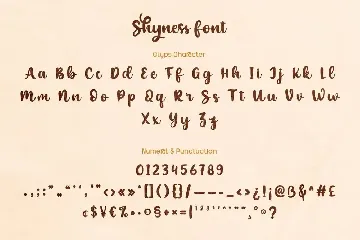 Shyness font