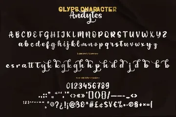 Andesytes font