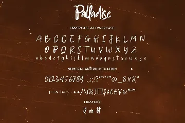 Palladise - Handwritten Script fonts