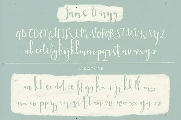 Jane Bugg font