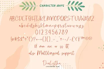 Dealistha font