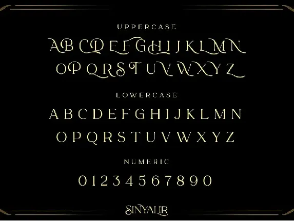 Sinyalir font