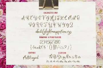 Camellia Script font