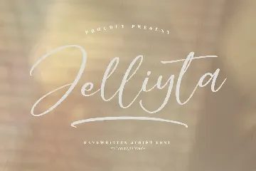 Jelliyta Handwritten Script Font