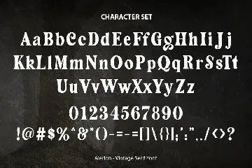 Alerion - Vintage Serif Font