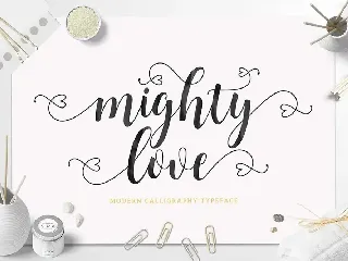 Mighty Love Script font