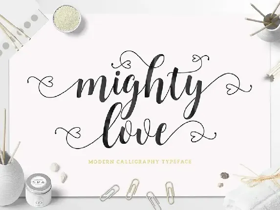 Mighty Love Script font