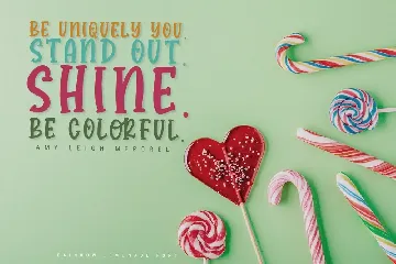 Rainbow Lemonade font