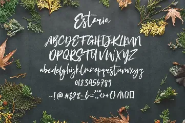 Estoria Script - SVG Font