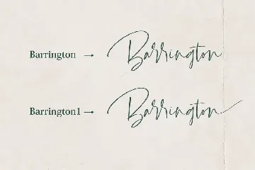 Barrington font