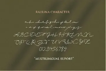 Raulina font