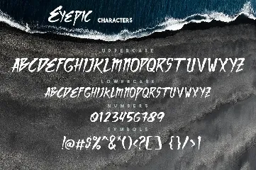 Eyepic Typeface font