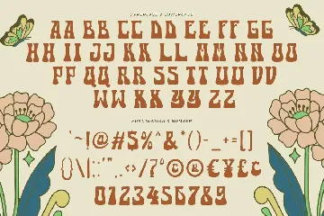 Califormia | A Hippie Display Font