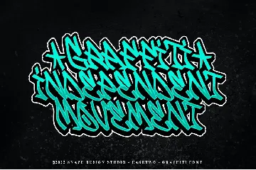 Casetwo - Graffiti Font