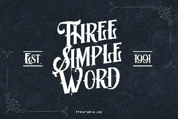 Bombaya Vintage Display Font