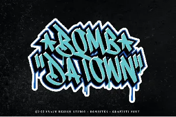 Bombites - Graffiti Font