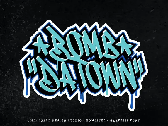 Bombites - Graffiti Font