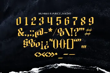 Bulughul Marom - Modern Blackletter Typeface font