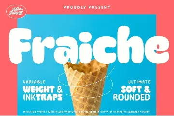 Fraiche - Rounded Variable font