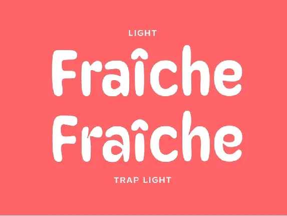 Fraiche - Rounded Variable font