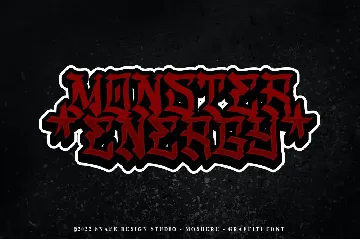 Mosherc - Graffiti Font